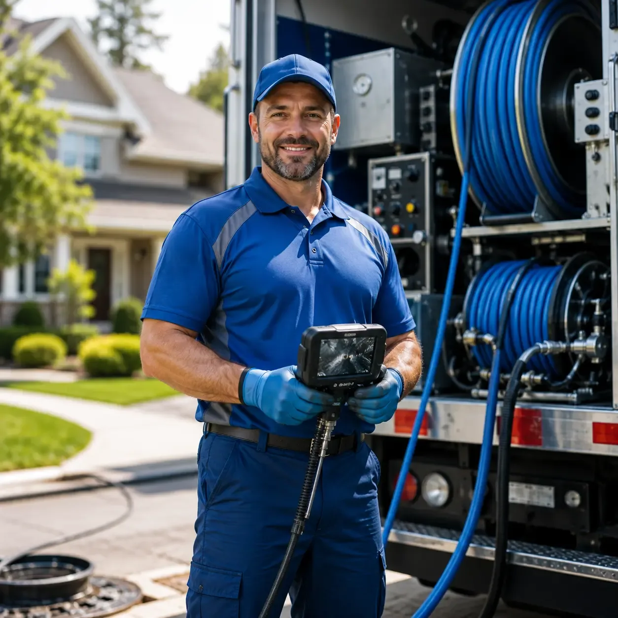 Local outdoor drain cleaning specialists in Powers, MI